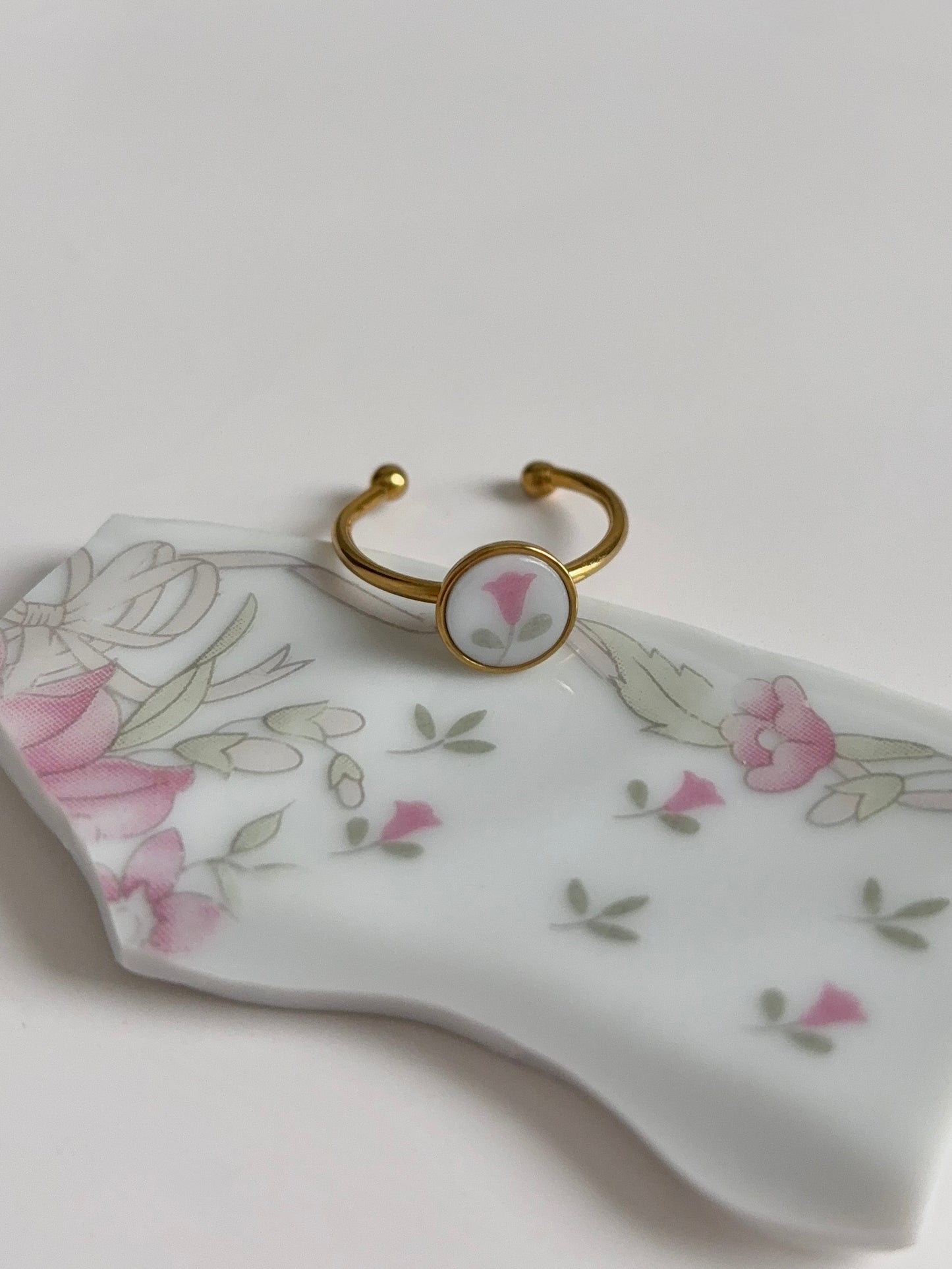 FLORIA - bague ajustable or