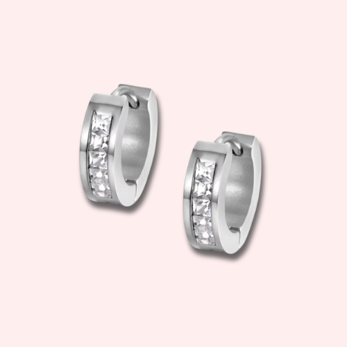 Cubiques argent – zircons