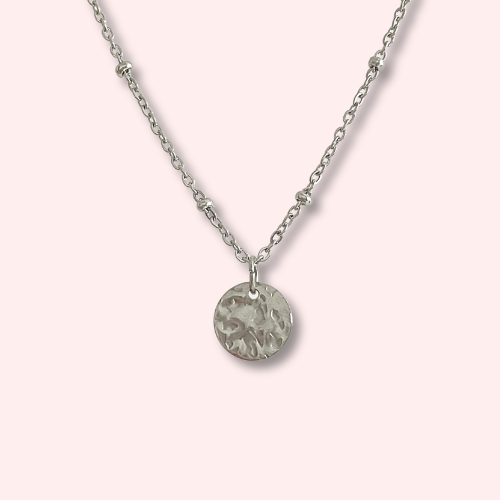 Cercle martelé argent