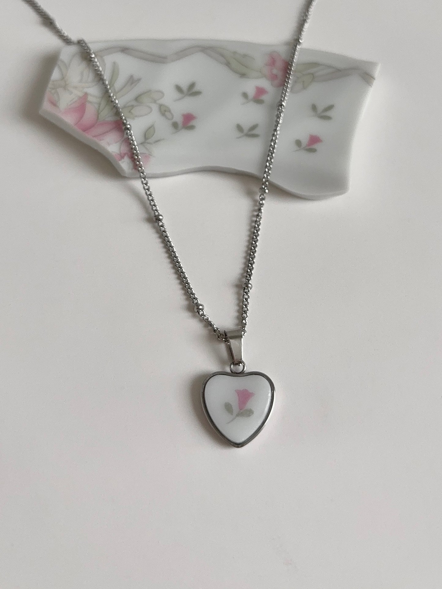 FLORIA - collier argent